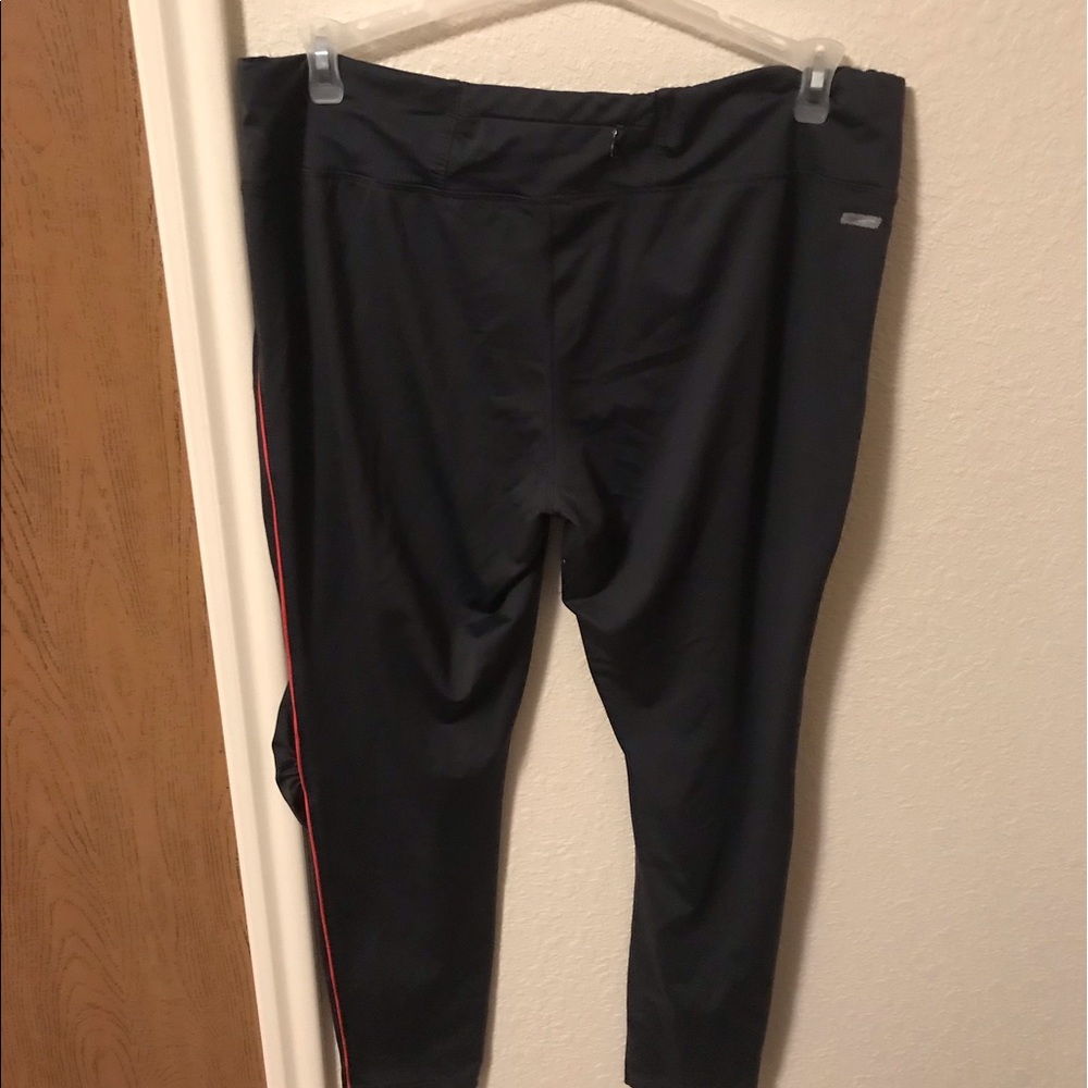 Dark Gray and Pink Womens Leggings
